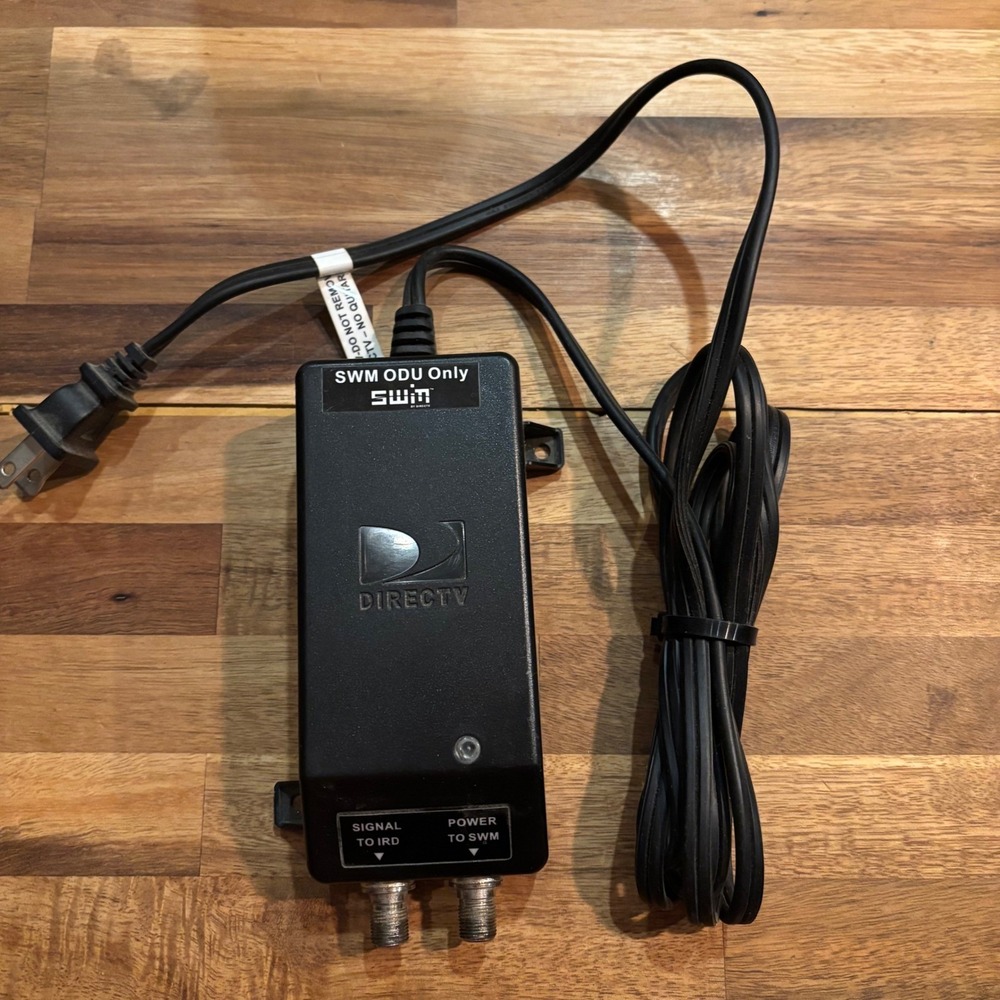 Directv SWM ODU Power Inserter PI21R1-03 Black Satellite Dish Power Supply